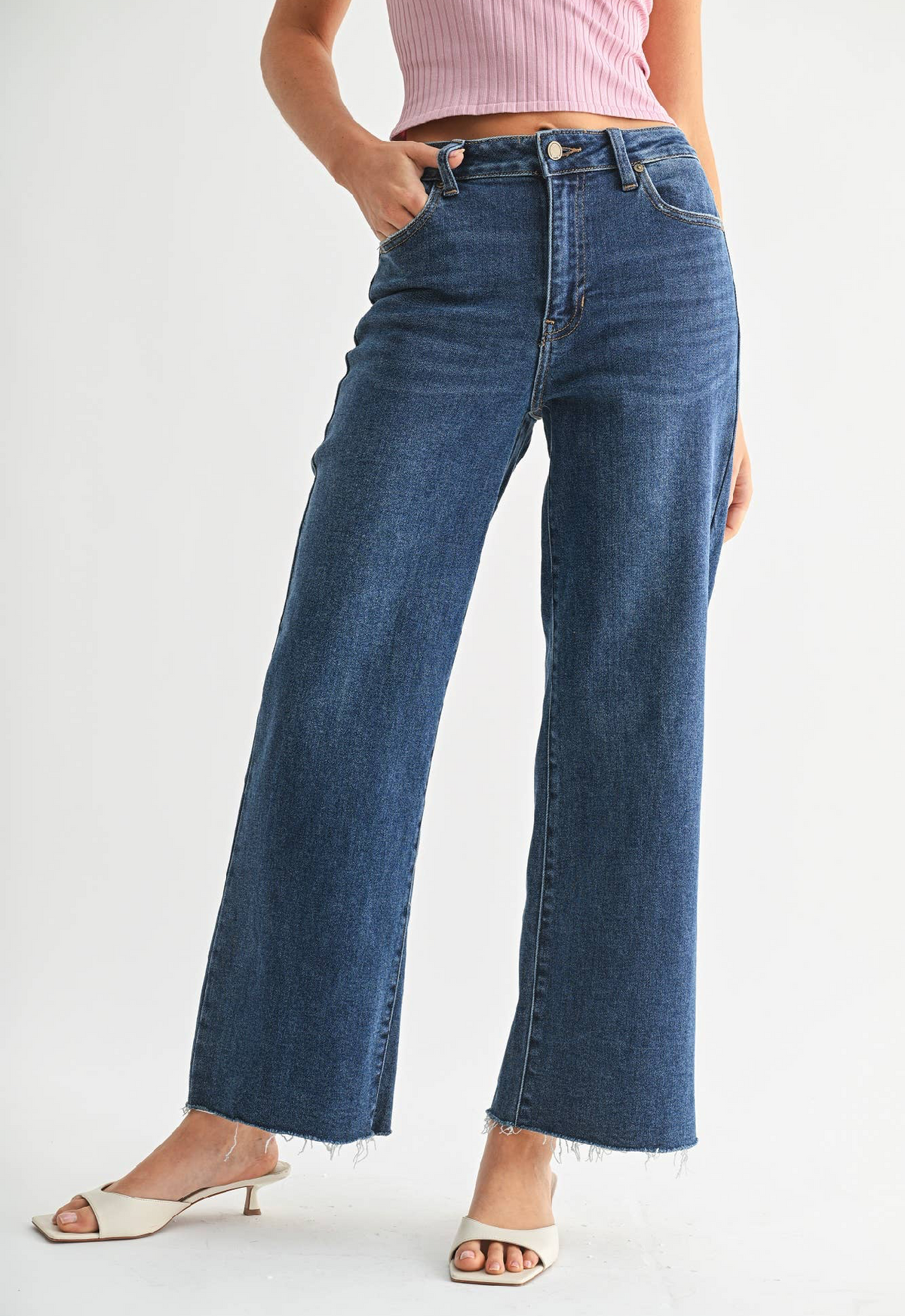 Maggie Slim Wide Leg Denim