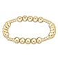 Enewton classic blissful pattern 3mm bead bracelet - 6mm Gold