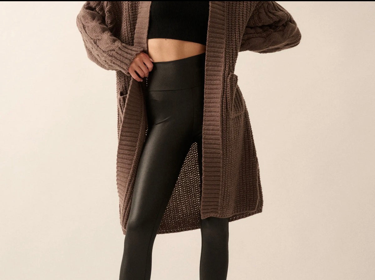 Brigitte Cable Knit Duster