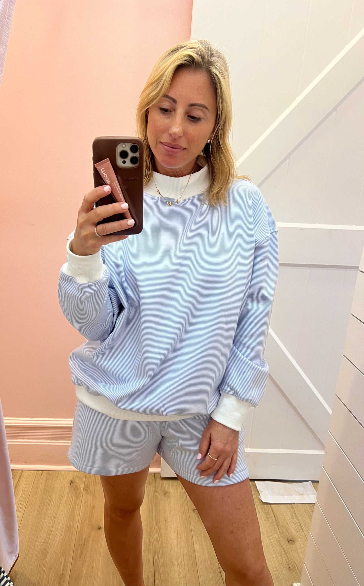 Endless Summer Mock Neck and Shorts Set
