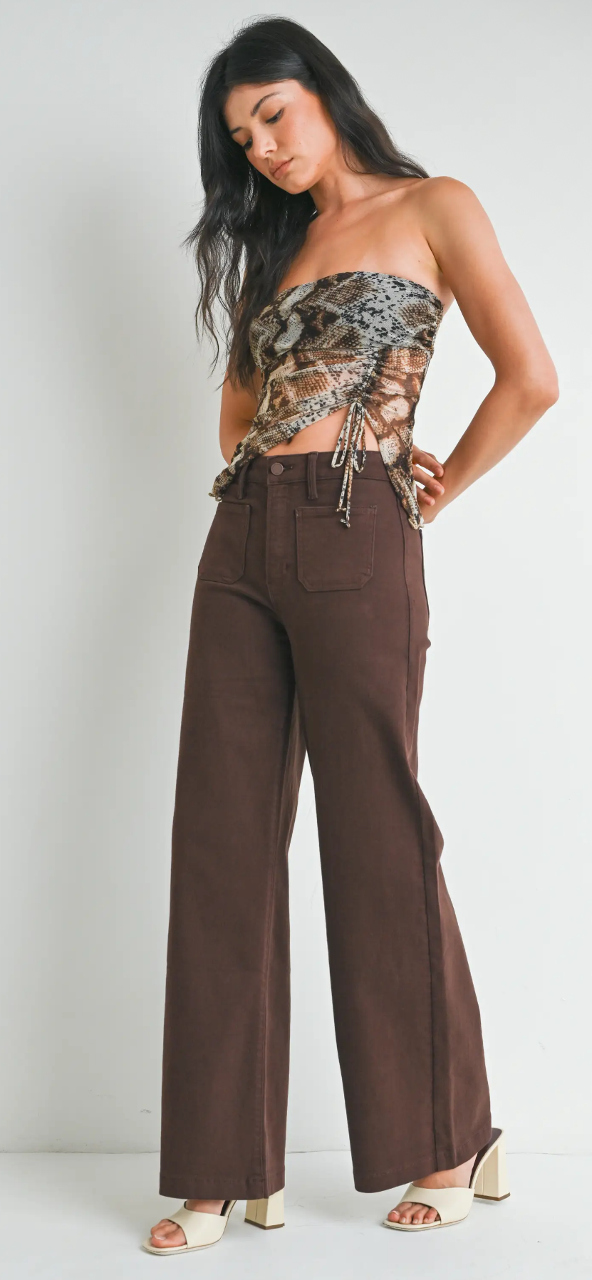 Tate Cocoa Patch Pocket