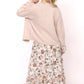 Rosetta 3D Knit Flowers Cardigan