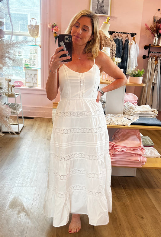 Low tide tiered Maxi Dress