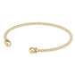 enewton classic beaded cuff 2mm gold