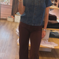Tate Cocoa Patch Pocket