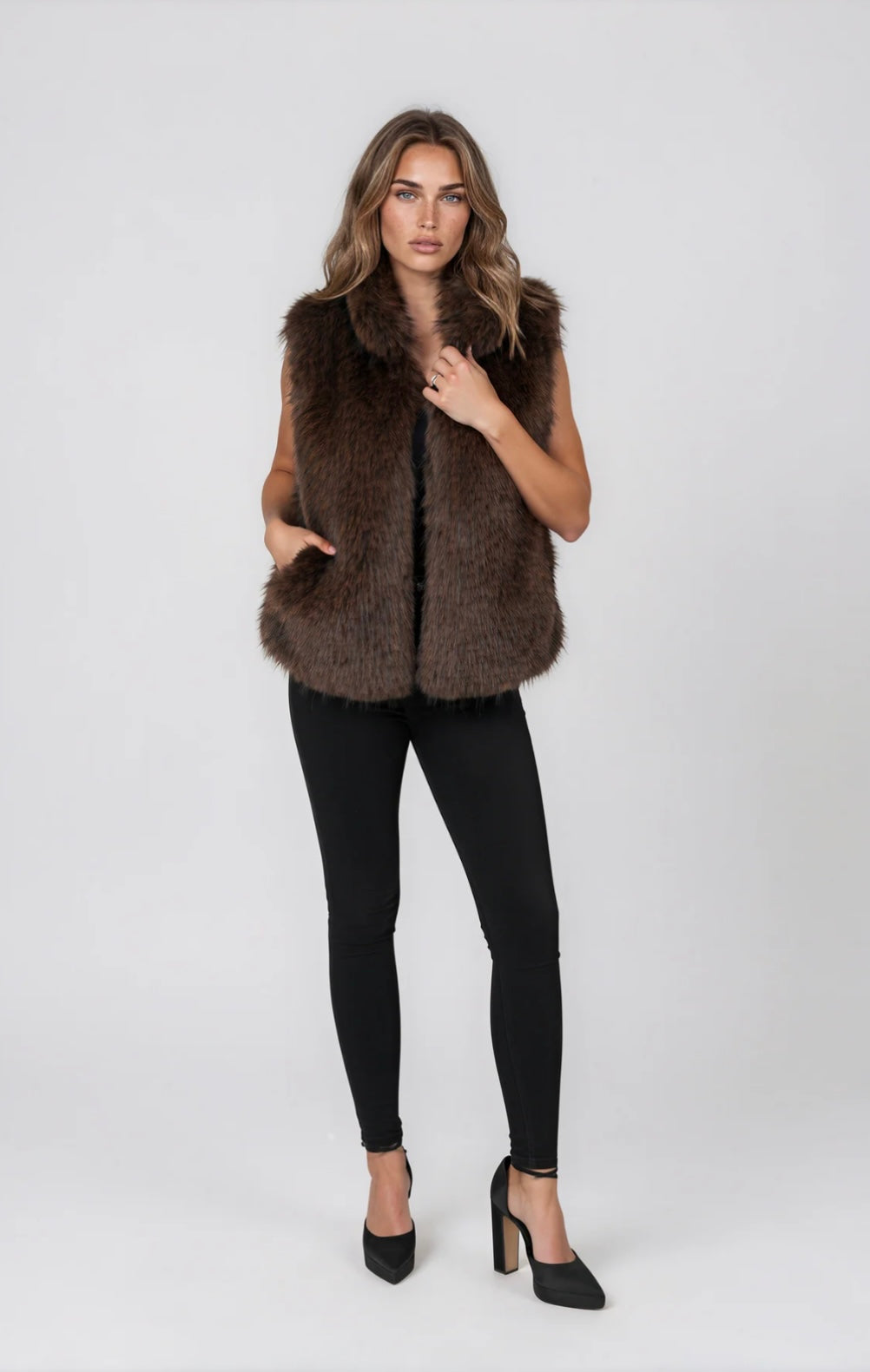 Julia Faux Fur Vest