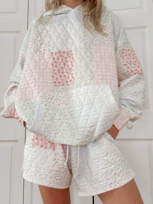 Quilted Patchwork shorts