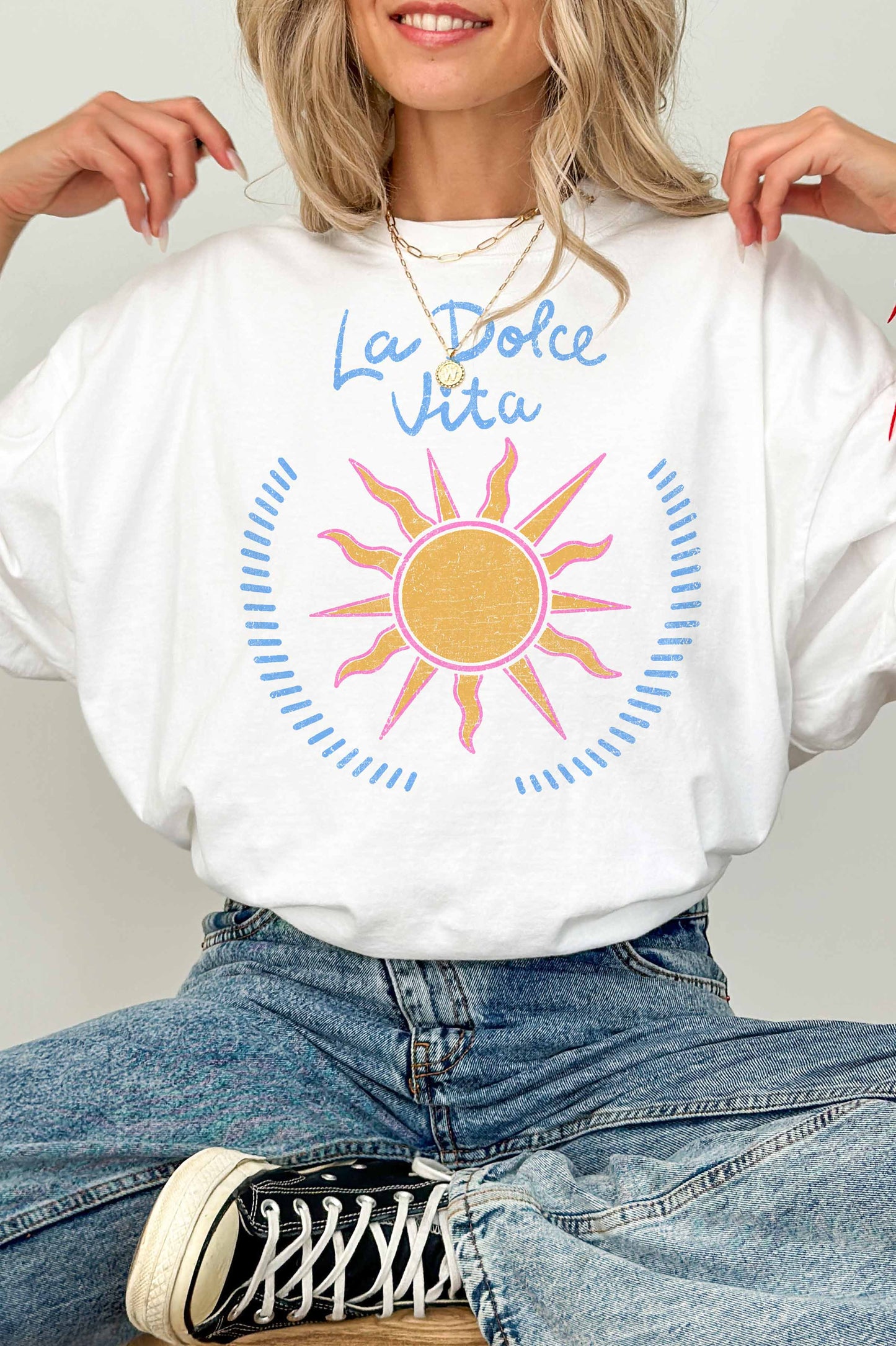 LA DOLCE VITA OVERSIZED TEE