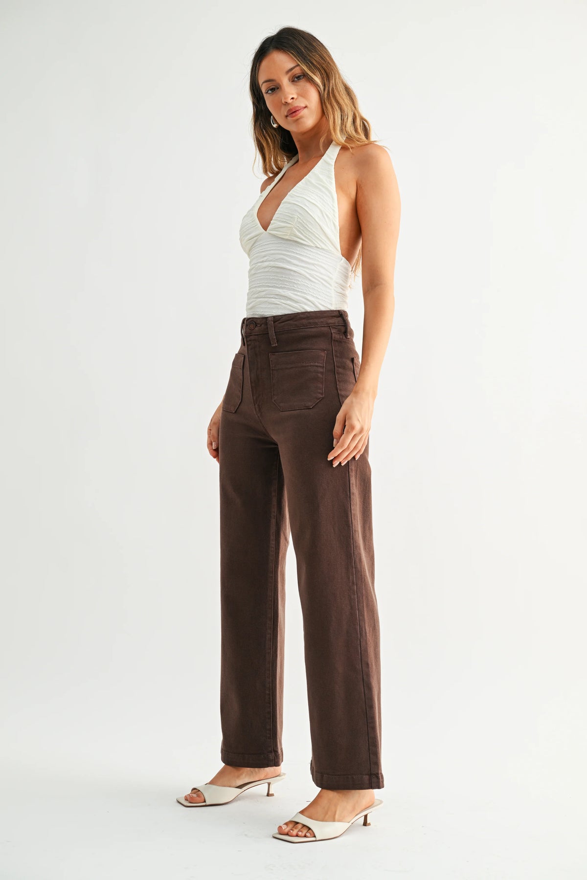 Cocoa Patch Pocket Denim