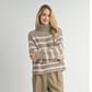 Aki Turtle Neck Striped Sweater