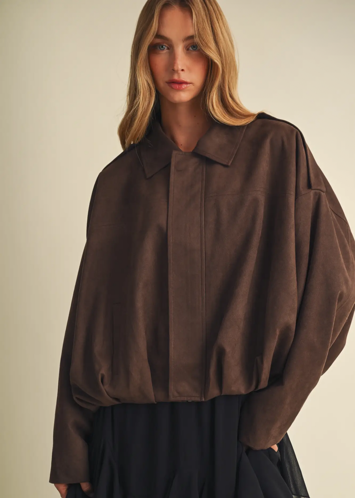 Statement in Suede Jacket
