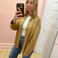 In The Orchard Suede Button Down