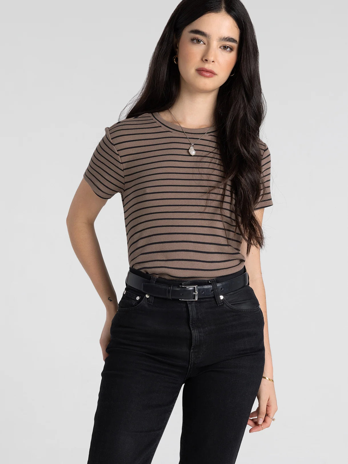 Annie Ribbed Tee - The must have basic for Fall