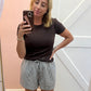 Annie Ribbed Tee - The must have basic for Fall