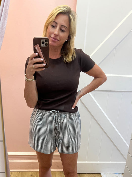 Annie Ribbed Tee