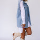 Nash Oversized Denim Vest - One left