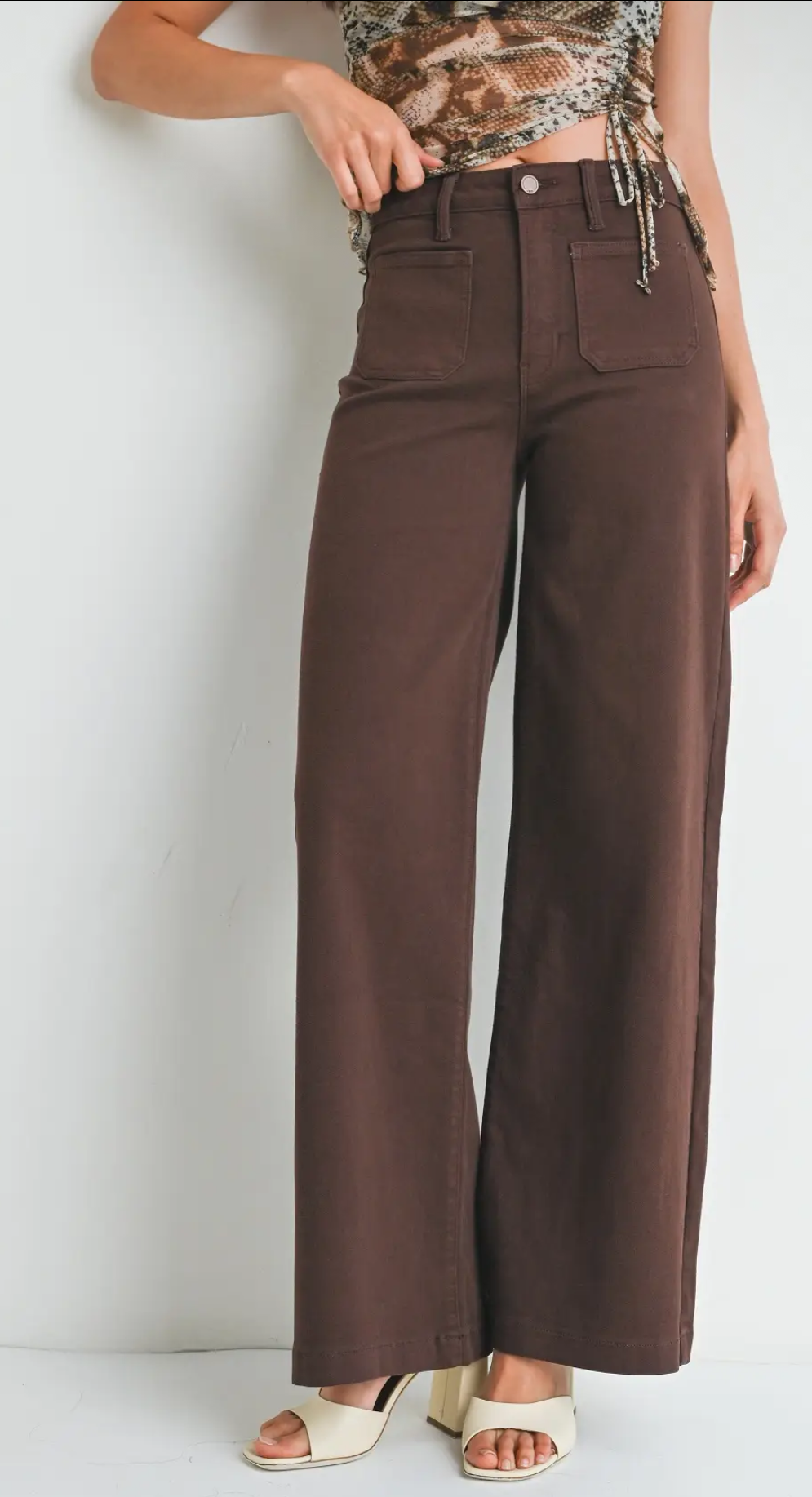 Tate Cocoa Patch Pocket