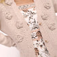 Rosetta 3D Knit Flowers Cardigan
