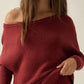 Mulberry Off The Shoulder Top