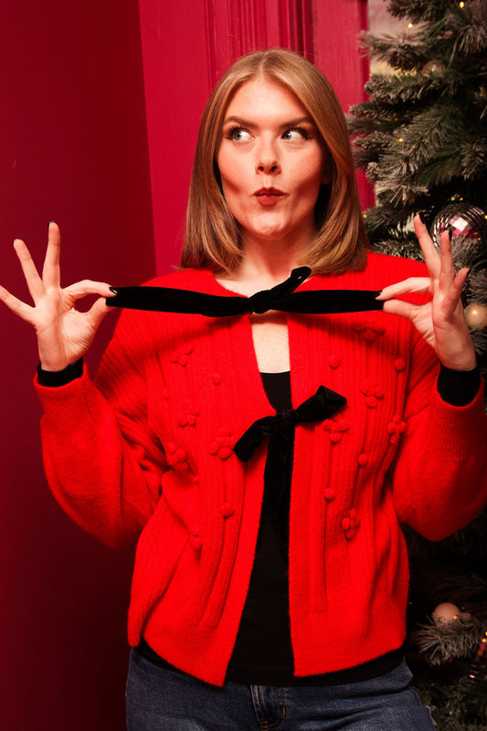 The Velvet Bow Sweater
