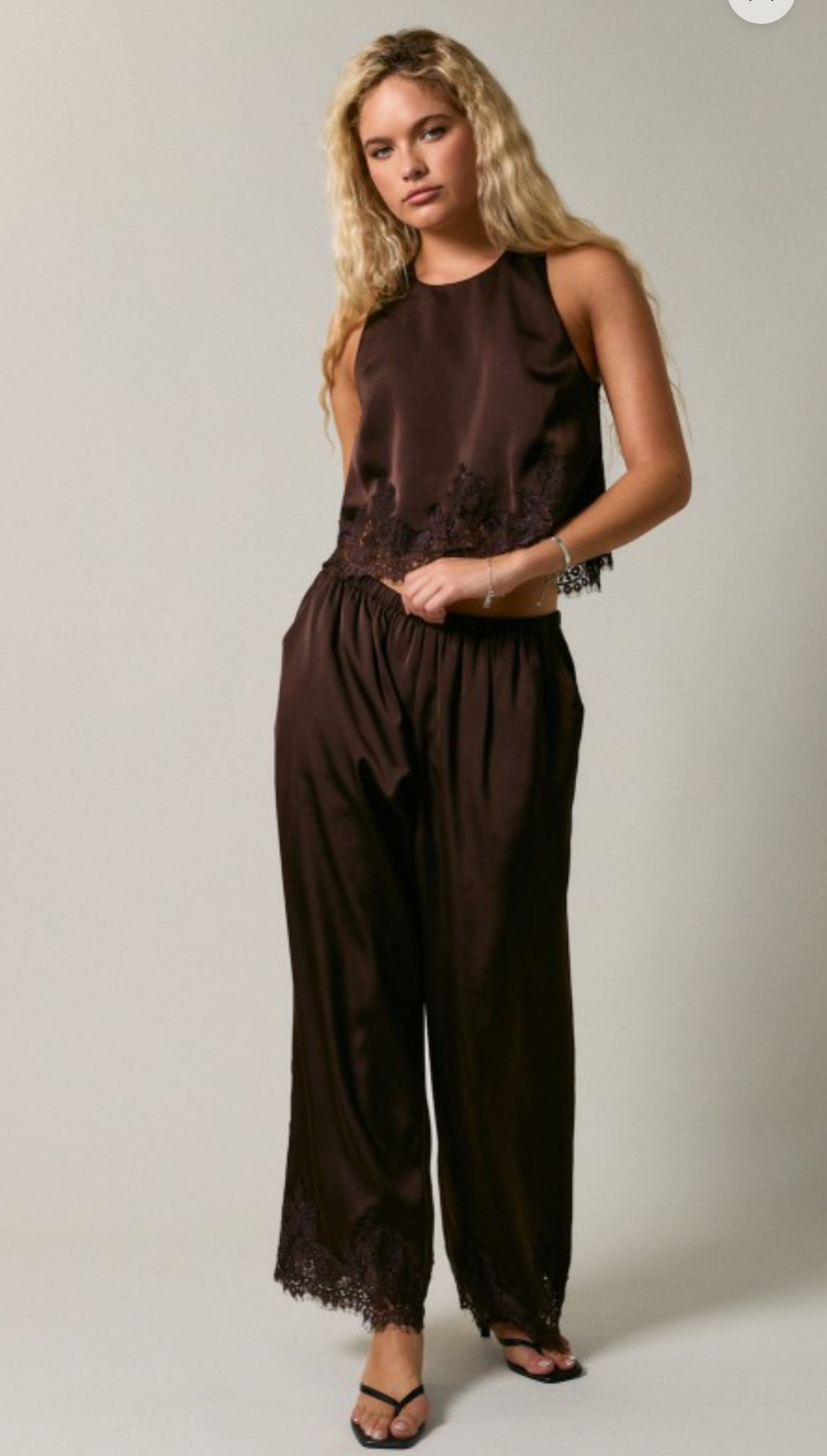 About Last Night Satin pant