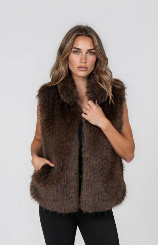Julia Faux Fur Vest
