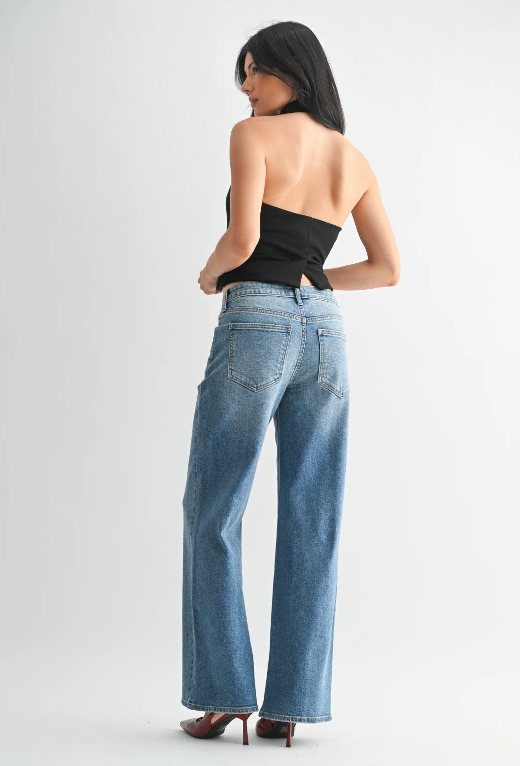 Ella Full Length Straight Denim