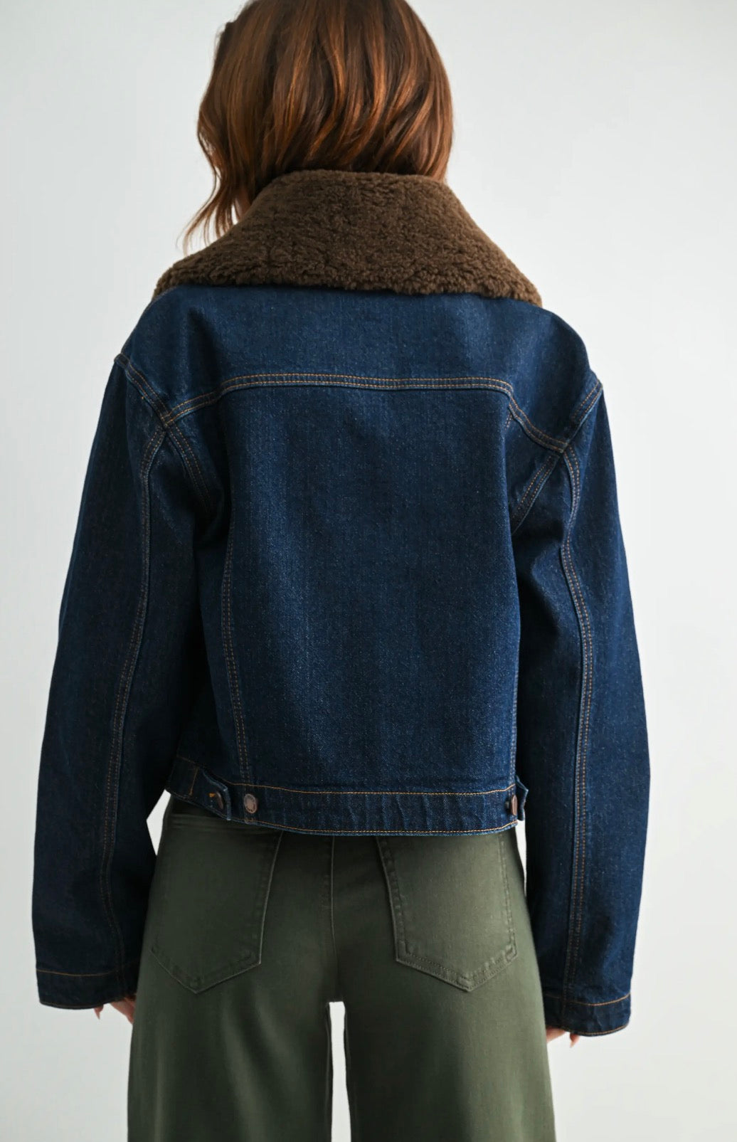 Winnipeg Faux Shearling Denim Jacket