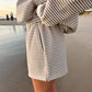 Café au Lait Striped Short