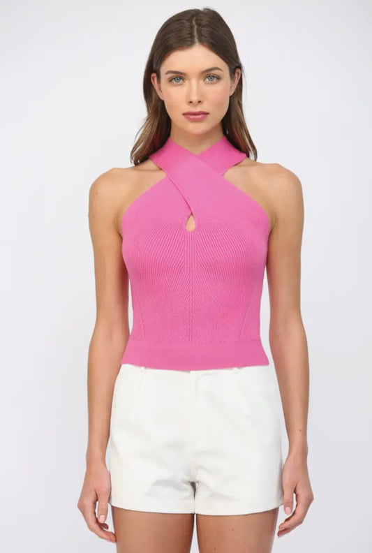Crisscross Halter Top