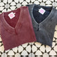 Vintage Washed V- Neck Restocked!
