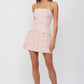 Twirl in Tweed Strapless Mini Dress