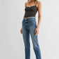 The Meg Stovepipe Mid-Rise Denim