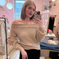 Olivia Off the Shoulder Sweater