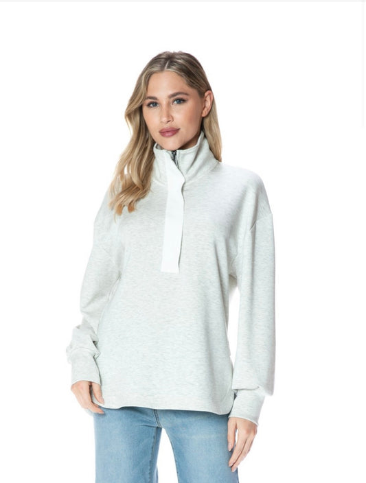 Second Skin Collared Contrast Top