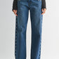 Star Studded Baggy Denim