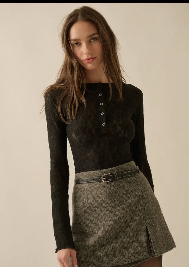 Lace Me Up Henly Top