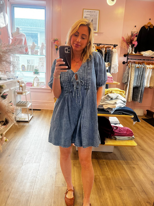 Darling in Denim Dress