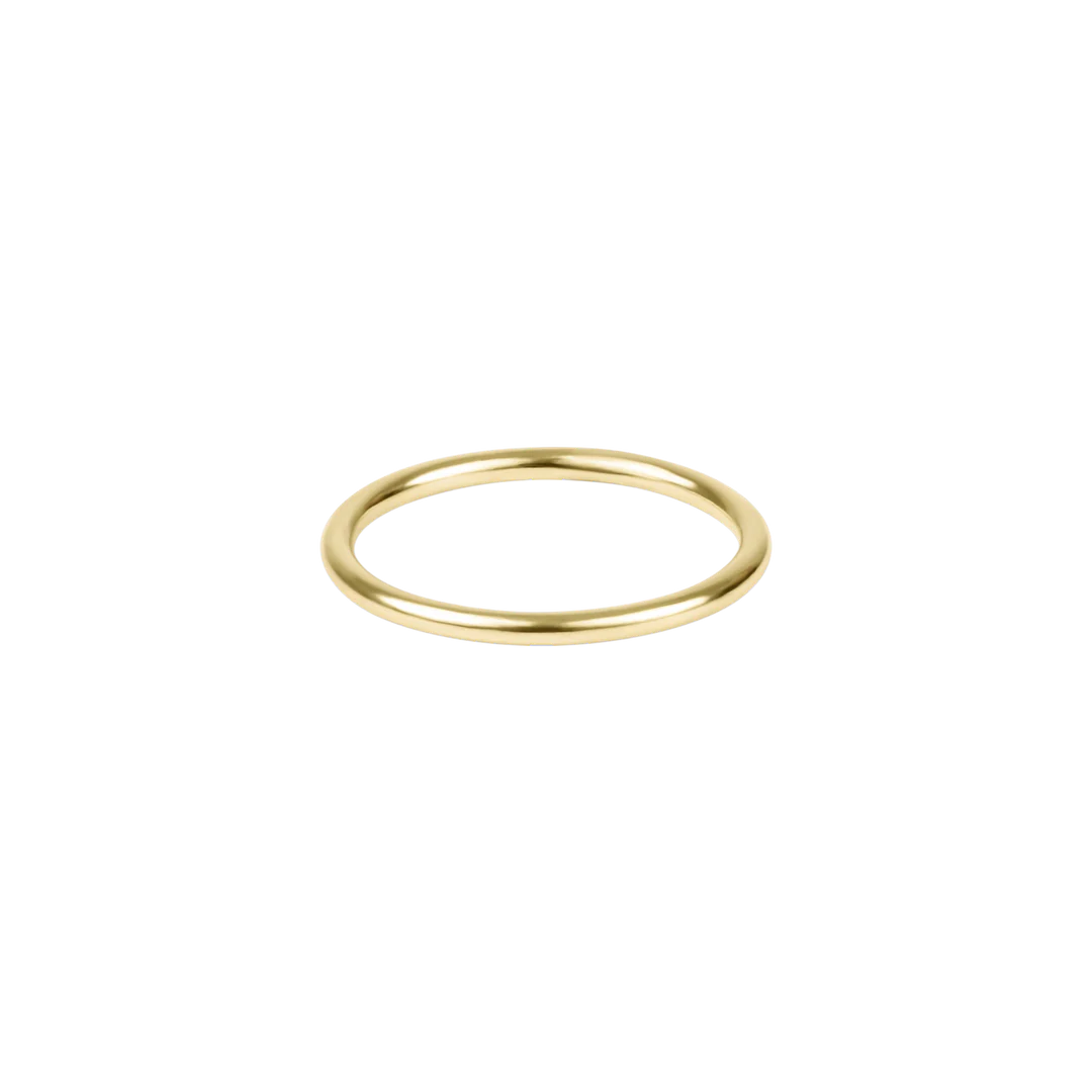 enewton classic gold thin band ring