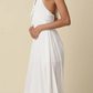 Soleil Woven Halter Maxi Dress