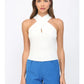 Crisscross Halter Top