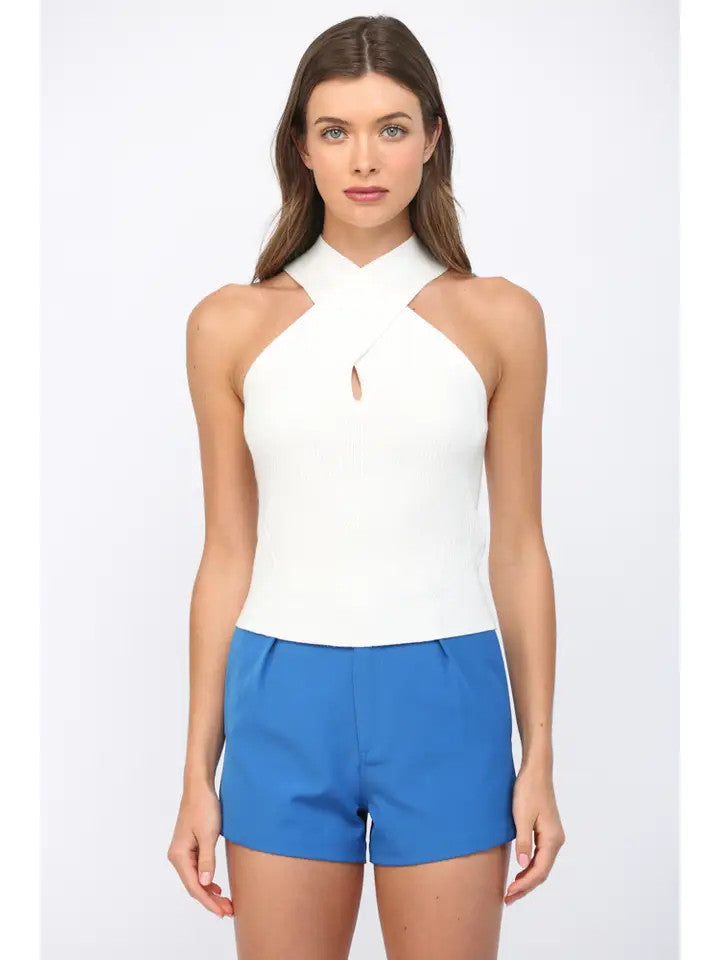 Crisscross Halter Top