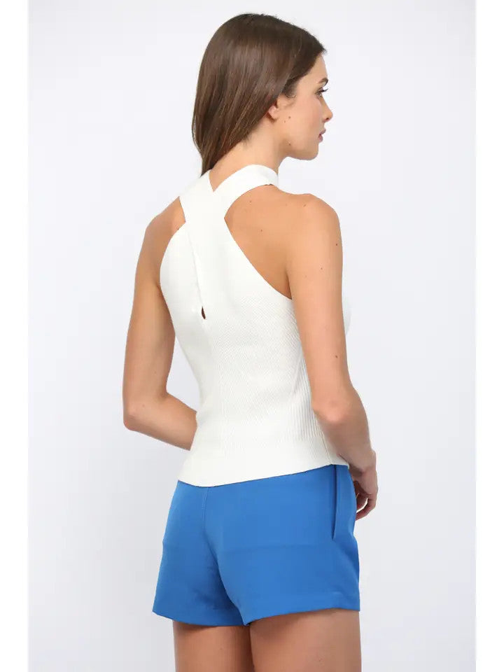 Crisscross Halter Top
