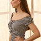 Sophia Gingham Top