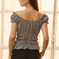 Sophia Gingham Top