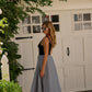 Annalise Dress - Black and White Seersucker