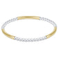 enewton bliss bar pattern mixed metal 3mm bracelet