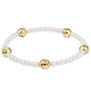 enewton admire small gold 3mm pearl bracelet
