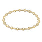 Enewton classic sincerity pattern 4mm bead bracelet - gold
