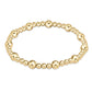 Enewton classic sincerity pattern 6mm bead bracelet - gold